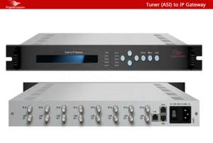 China Digital TV Headend FTA 16 DVB-S2 to IP Gateway Tuners to IP Multiplexer wholesale