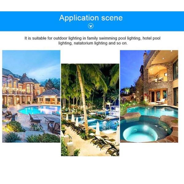 12W ABS IP68 Structure Waterproof Lamp For Swimming Pool LED Surface Mounted Pool Light