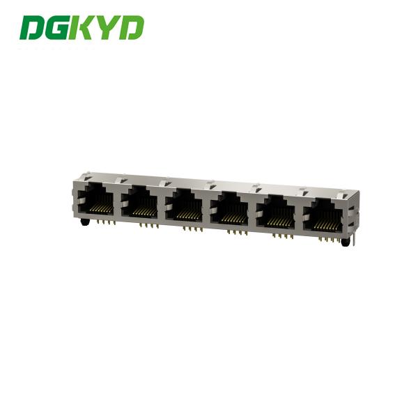 Quality RJ45 Modular Block Interface Cat6 PCB Jack Ethernet RJ45 Female Connector DGKYD561688HWA1D9Y1022 for sale