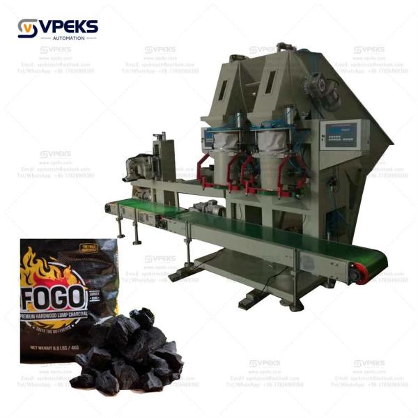 Organic Vitreous Packing Machine Charcoal Ball Bagging Machine Coal Briquette Packer