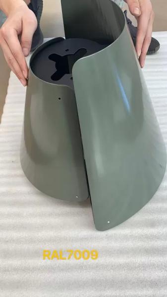 Quality OEM Custom Metal Fabrication CNC Machining Aluminium Light Shade CCC CE Approved for sale