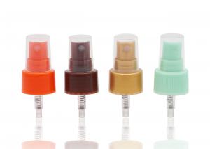 China Cosmetic Colorful Fine Mist Sprayer Pump 0.2ml Dosage 18mm 20mm 24mm 28mm Size on sale