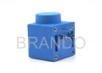 R134a Refrigeration System Pneumatic Solenoid Coil EVR 230V Brass Body Blue