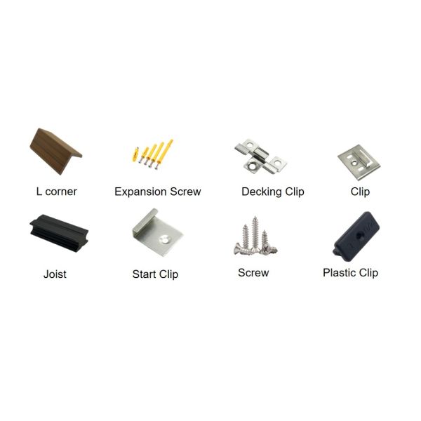 Quick Assembly Interlocking WPC Cladding 148x21mm WPC Wall Panel Waterproof