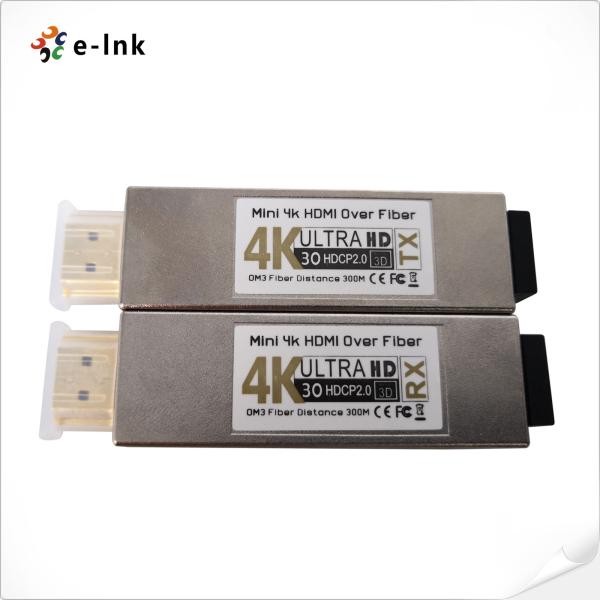 Quality LPCM 4K HDMI Optical Transceiver OM3 Multi Mode Fiber Transmitter Receiver for sale