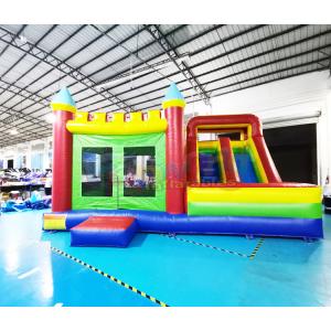 China Quadruple Stitching Castle Combo Bounce House Kids Jumping Bouncer wholesale