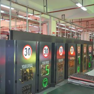 China Solar Powered LED Radar Speed Sign with 100M Detection Range wholesale
