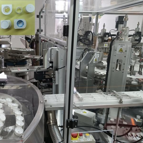 Quality Customizable Milk Paper Bottle Cap Assembly Machine For Automatic Heli Cover Capping Machine for sale