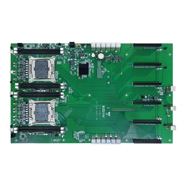Quality X99-6PLUS-V5.1 Bitcoin Motherboard Single LAN C612 Chipset Four channels DDR4 for sale