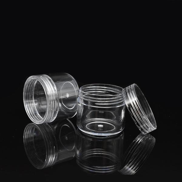 Cosmetic Package Transparent 30g Mini Plastic Jars With Lids