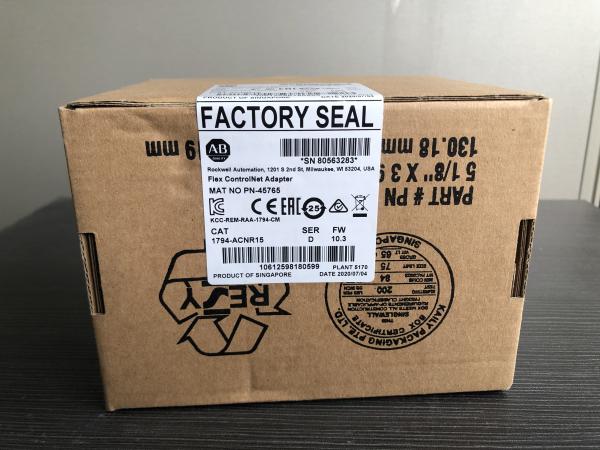 Quality 1794 ACNR15 FLEX I O Allen Bradley Compactlogix ControlNet Redundant Media Adapter Module for sale