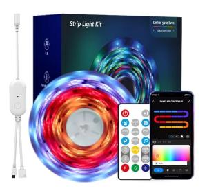 China Multiple Scene Modes Music Sync Multicolor LED Strip Lights With Adjustable Brightness wholesale
