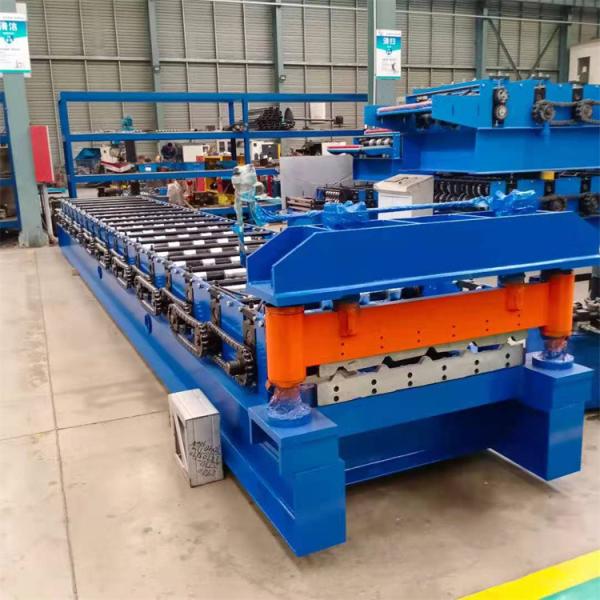Full Automatic Color Steel IBR 686 Roof Panel Roll Forming Machine PLC Control