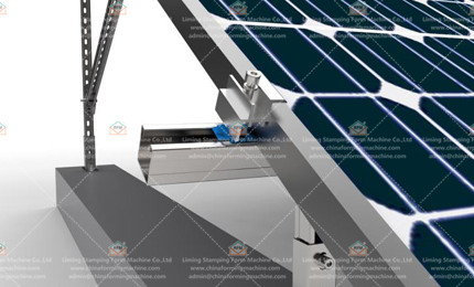 40m/Min Photovoltaic Bracket 1.0mm Steel Forming Machine