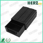 Drawer Type ESD Storage Box / Injection Box Stackable For Electronic Work Shop