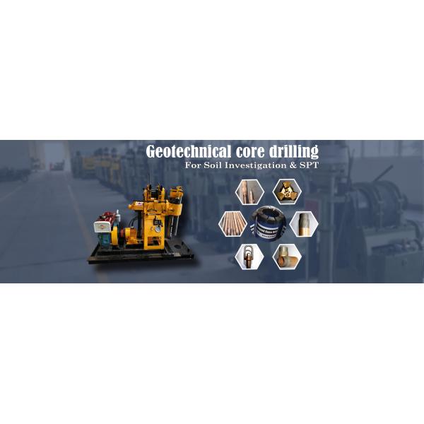 Hydraulic Deep Rock Well Drilling Rig Crawler Type For Exploration
