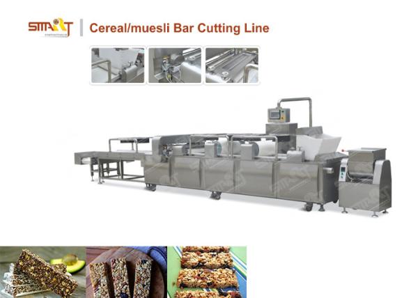 Quality Siemens PLC Control Cereal Bar Cutting Machine Easy Operated With Touch Screen for sale