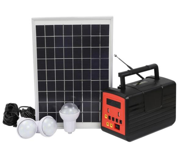 Home Generator Kits 15w Portable Solar Power Systems With All In One Inverter