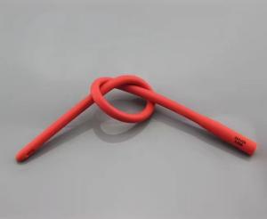 China Baihe Medical Latex Urethral Catheter 6-22 French Foley Catheter Red OEM on sale