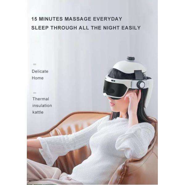 Rechargeable Wireless Eye Head Massager Human Nape Massage Relieve Scalp Massager Helmet
