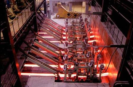 Quality R4M 1S Metering Nozzle Continuous Casting Equipment With Simple Cooling Bed for sale