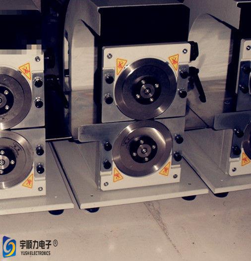 Quality Accuracy Adjusting V Cut PCB Depaneling Machine With Circular Blades for sale