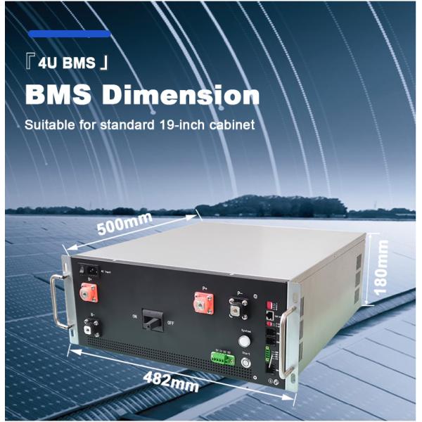 GCE 768V 125A Bms Battery Management System Lifepo4 Battery BMS BMU Compatible With ATESS KEHUA DEYE Inverter