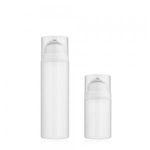 China Round Cosmetic Airless Pump Bottles 30ML 50ML 15ML For Skin Care Serum wholesale