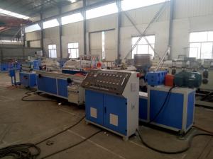 China Foamed Plastic Profile Extrusion Line , Recycling Material PVC Profile Extrusion Machine wholesale