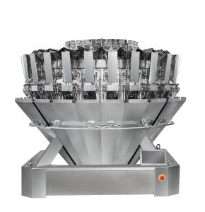 0.8L 24 Head Hopper Plain Plate Multihead Weighing Machines For Granular Products