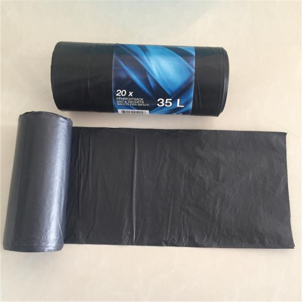 55 - 60 Gallon Recyclable Rubbish Bags , Custom Printed Biodegradable Bin Liners