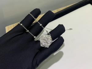 China No Gemstone 18K Gold Diamond Necklace Piaget Rose Pendant OEM wholesale