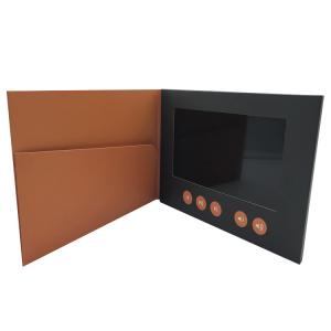 China Custom Gift Video Player Greeting Card 128MB To 4GB Memory With LCD Screen wholesale