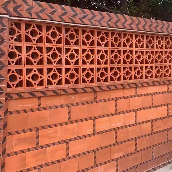 Terracotta Breeze Block Architecture Wall Decorative Clay Lattice Bricks