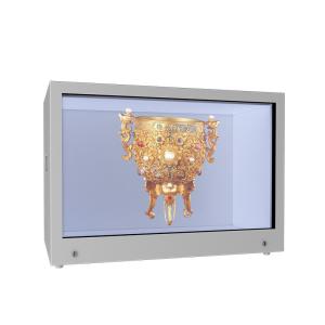 Capacitive Touch Transparent LCD Showcase For Retail And Showrooms