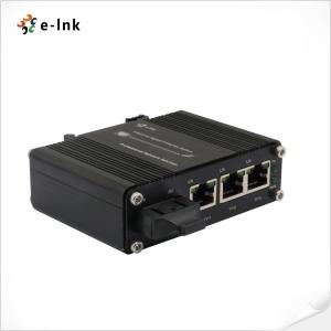 Mini 3 Port 10/100/1000T Unmanaged Gigabit Ethernet Switch With 1 Port 1000X SC Optical