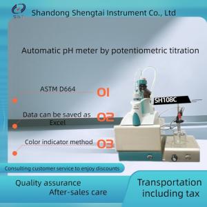 ASTMD664 potentiometric titration Automatic pH meter Corrosion resistance RGB color indicator method