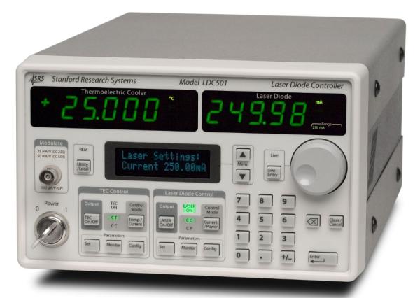 Quality SRS Stanford Research Systems Model LDC500 Series Laser Diode Controller LDC500 LDC501 LDC502 for sale