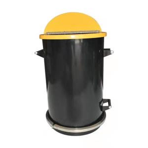 Detachable Round Fluidizing Hopper Seamless Welding