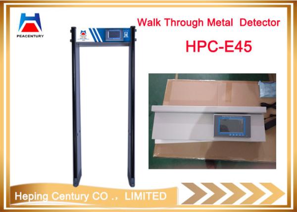 Quality 300sensitivity Level Controller Remote setting 45 Zones walk through gate for sale