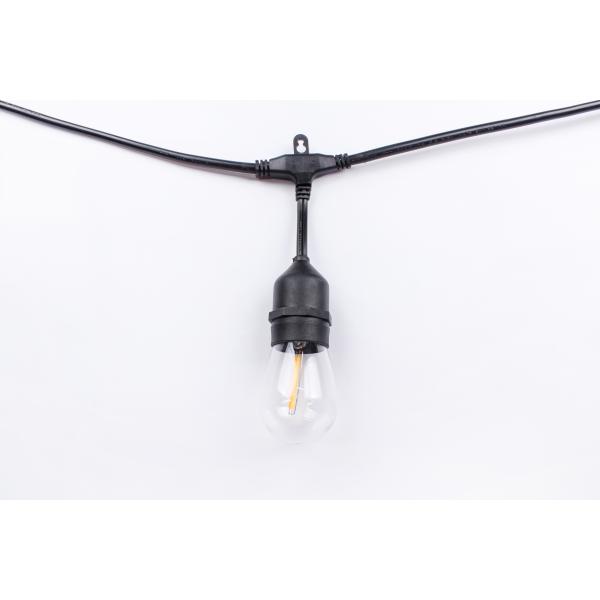 2200k-4000k 2 Filament S14 Commercial Grade LED String Lights