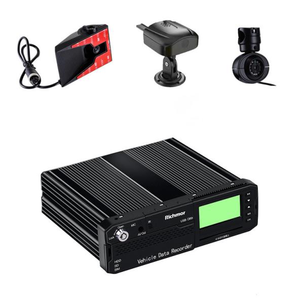 Quality Integrated ADAS DSM BSD 8 Channel Hard Disk MDVR Vehicle CCTV Camera System for sale