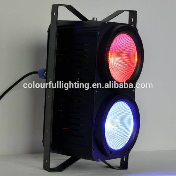 Free shipping High quality Guangzhou 2 Eyes 200W COB LED DMX LED Blinder Lighting