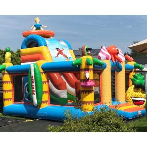 China Commercial Inflatable Bouncer Slide Digitial Printing Logo wholesale