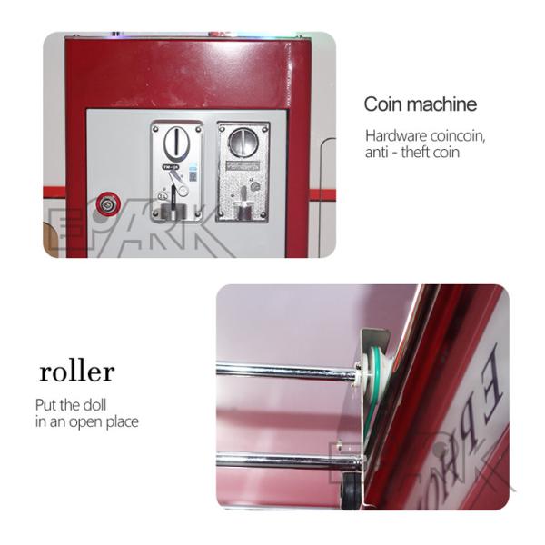 Big Size British Style Doll Prize Claw Crane Machine Reverse Vending