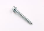 Galvanized Hardened Indented Hexagon Flange Head Self Tapping Screws with Cone