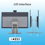 Universal Input 23.8 Inch Aio Barebone Core I7 All In One Pc for Gaming Curved
