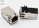 2.5 G / 5 G EMI Tab Spring Cat 5 1000Base T 8P8C 1x1 One Port Modular Jack