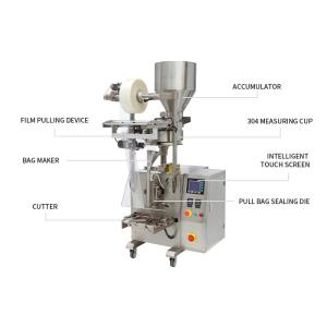 H1700mm Coffee Bean Packaging Machine Automatic Vertical 10g 120g