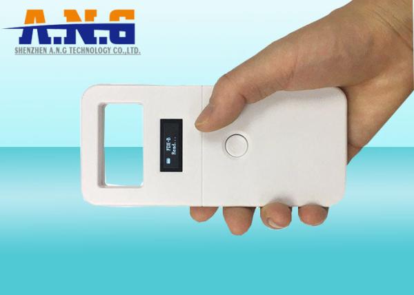 Quality Enhanced Bluetooth RFID Animal ID Reader Microchip Scanner 134.2kHz Fdx-B Applicator for sale